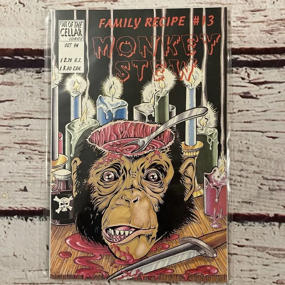 Monkey Stew Famile Recipe #13 Out of the Cellar Comic‎ January 1, 1994 Comicbook